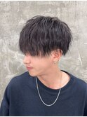 メンズカット/ブリーチ/ニュアンスパーマ/メンズハイライト/眉毛