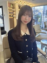 ペレ 原宿(PELE)&nbsp;イメチェン/ピンクベージュ/アンブレラカラー/前髪/原宿