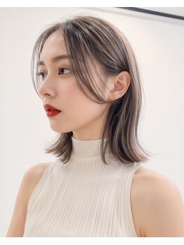 グリッター(GRITTERs)の写真/【HPB AWARD 2021～2024 BEST SALON 4年連続 SILVER Prize受賞】ダメージを最小限に抑えた白髪ぼかし