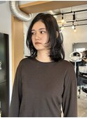 清澄白河フェイスレイヤーミディアムハッシュカットレイヤー
