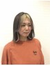 骨格補正カット＋潤いカラー＋癒しヘッドスパ＋トリートメント　￥18150