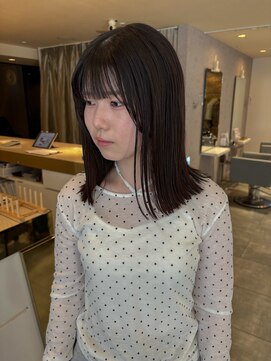 ヘアーエスクールフェイス(hair S. COEUR face) 長めボブ/ロブ／枚方美容室