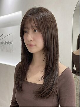 ウィズ ヘア デザイン(wis hair design) 髪質改善ナチュラルツヤストレートロング