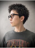 【スパイキーショート】短髪/メンズカット/ピンパーマ
