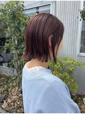 ピンクカラー×ハイライト
