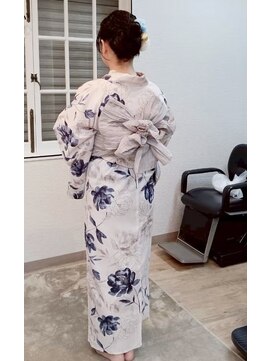 アール 志茂店(R) 浴衣着付★東京近郊のおすすめ花火大会　#志茂美容室