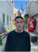 オールバックパーマ