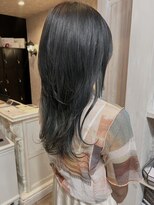 キャアリー(Caary)&nbsp;福山美容室caaryハッシュカットダークグレージュ髪質改善30代