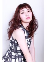 イロドリ ヘアーデザイン(IRODORI hair design)&nbsp;IRODORI　ベビーバング×ピンクブラウン　［西尾一寛］