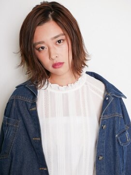 クアトログランシュ ひたちなか店(QUATRO×GranCieux) 外ハネワンレンボブ★QUATRO123★