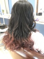 ファミリア ヘアーワークス(FAMILIA HAIR WORKS) ピンクアッシュ+ウェーブスタイル