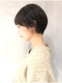 タイトショート_厚めバングローライトスリークボブ_ba278903