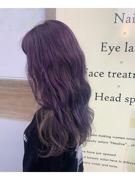 ネオリーブ アンド 渋谷店(Neolive &) 【Neolive&渋谷店】シアーバイオレットカラー