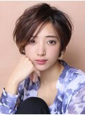 ショートヘア/前髪長め/30代・40代・50代