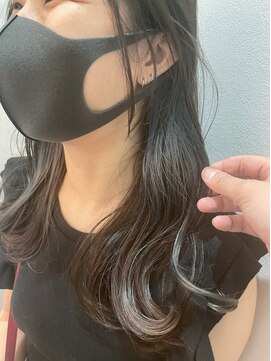 グーフィートーキョー 銀座(Goofy Tokyo) ナチュラルモード/イヤリングカラー/インナーカラー/グレー/灰色