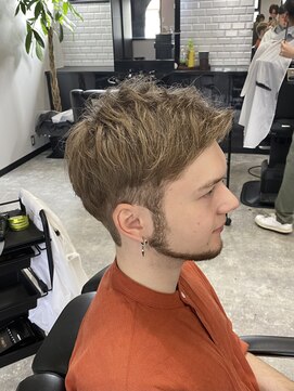 ボルド(MEN'S HAIR SALON BORDO) アップバングスタイル