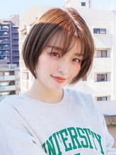 アグ ヘアー ルーナ 富山高岡店(Agu hair luna) 《Agu hair》軽ふわ★シルキーベージュショート