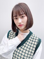 アイティー バイ アルバム 中野店(IT by ALBUM) ナチュラルボブ_アースカラーくびれヘアツートンカラー_29002