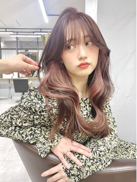 フェブ(fev) 【fev_uran】インナーカラー　ピンクベージュ