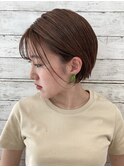 極細ハイライトのショートボブ！