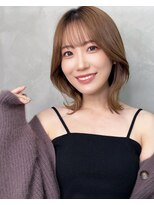 ロンドプロフィール 浦和(Lond profil)&nbsp;蒲生優 【ココアベージュ韓国風くびれミディアム】【浦和】