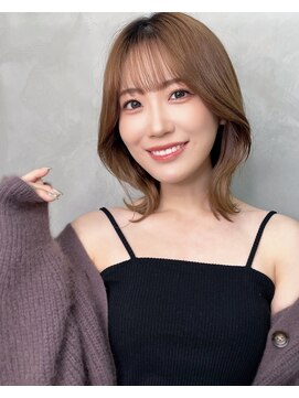 ロンドプロフィール 浦和(Lond profil) 蒲生優 【ココアベージュ韓国風くびれミディアム】【浦和】