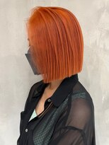 アルバム 渋谷パルコ(ALBUM) オレンジボブ_ピンクブラウン切りっぱなしボブ_ba398961