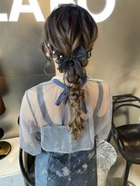 ラボー ノースプラザ店(LA'BO)&nbsp;編みおろしヘアセット