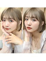 アフロートリノ(AFLOAT Leino)&nbsp;小顔ヘルシーレイヤースタイル透明感カラー【修】20代30代40代