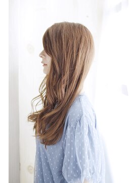 シュシュット(chouchoute) 斜めバングデザインカラーシルキーベージュグレージュカラー/056