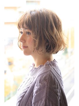 ニスル センター南店(NISURU） 似合わせカット/大人ガーリー/ダークアッシュ/着物/センター南