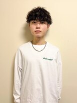 ヨー(Yoh-)&nbsp;【波巻きプードル/星亘祐】無造作/波巻き/刈り上げマッシュ