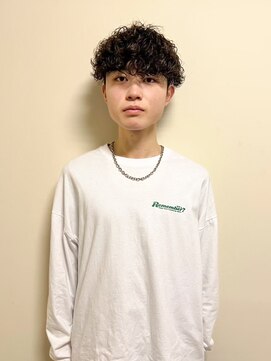 ヨー(Yoh-) 【波巻きプードル/星亘祐】無造作/波巻き/刈り上げマッシュ