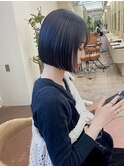 切りっぱなしボブ ミニボブ ボブ ストレートボブ /rena