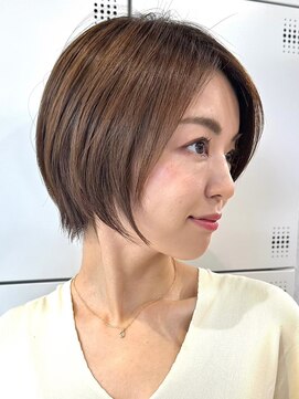 プルーヴ 秋葉原(prove) 30代40代大人女性/前髪ありショートボブ/ショートヘア/髪質改善