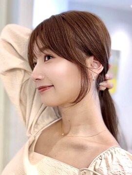 ローネス ギンザ(LONESS ginza) レイヤー/顔まわりカット/くびれヘア/前髪/小顔/韓国/髪質改善