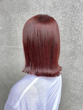 ミーツ バイ カシェート 武蔵藤沢店(meets by cachette) 切りっぱなしバブ/レッド