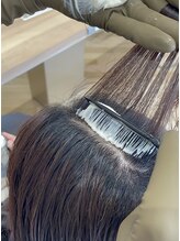 ラランジェ緑井店では頭皮にカラー剤をつけないプロの染め方【ゼロテクカラー】を推奨しております★