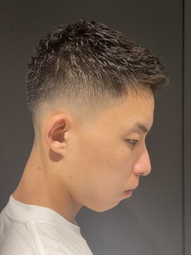 ヒロギンザ 大阪本店(HIRO GINZA) 爽やかフェードスタイル×ナチュラルパーマ