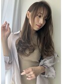 ロングワンカールパーマ