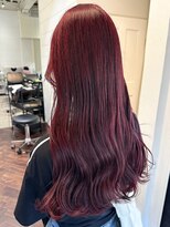 ラレイ ハラジュク(Lalei harajuku)&nbsp;【白石】ブリーチなし/艶々チェリーレッド/暖色カラー