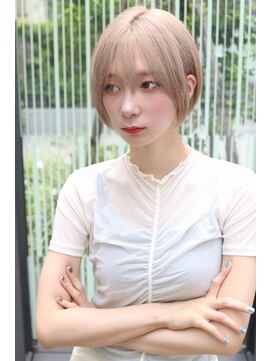 エトラ 渋谷店(etora) ショートカット×ひし形ショートボブ×前髪あり20代30代40代