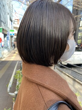 エトラ 渋谷店(etora) 艶感グレージュボブ