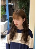 明るめcolor × wave hair