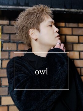 アウル 心斎橋(owl) フェザーショート×フェザースパイキー×フェザーパーマメンズ