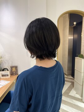 ロンドアベニール 北千住(Lond avenir) イメチェン外ハネボブ美髪ワイドバング顔周りレイヤーカット