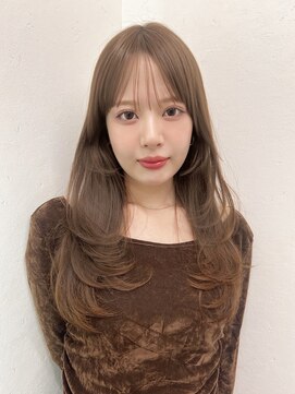 ガーデン 渋谷(GARDEN) ミディアムレイヤー/レイヤーカット/顔まわりカット/ワンカール