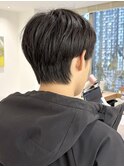 ニュアンスパーマで抜け感のあるマッシュヘア