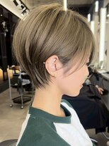 ブレス ヘアデザイン(BLESS hair design)&nbsp;静岡ショートボブタッセルボブ白髪染めミニボブくびれショート