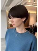 ショートカットショートヘアコンパクトショートボブ丸みショート
